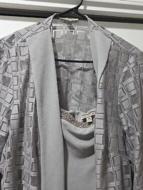 Rafaella Silver Gray Women's Dress Jacket Set